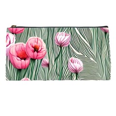 Pure And Radiant Watercolor Flowers Pencil Case by GardenOfOphir