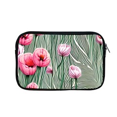 Pure And Radiant Watercolor Flowers Apple Macbook Pro 13  Zipper Case by GardenOfOphir