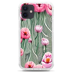 Pure And Radiant Watercolor Flowers Iphone 12 Mini Tpu Uv Print Case	 by GardenOfOphir