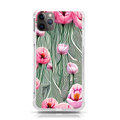 Pure And Radiant Watercolor Flowers Iphone 11 Pro Max 6 5 Inch Tpu Uv Print Case by GardenOfOphir