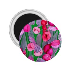 Mysterious And Enchanting Watercolor Flowers 2 25  Magnets by GardenOfOphir