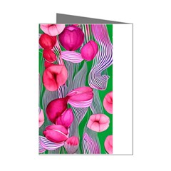 Mysterious And Enchanting Watercolor Flowers Mini Greeting Cards (pkg Of 8) by GardenOfOphir