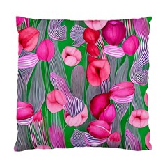 Mysterious And Enchanting Watercolor Flowers Standard Cushion Case (one Side) by GardenOfOphir