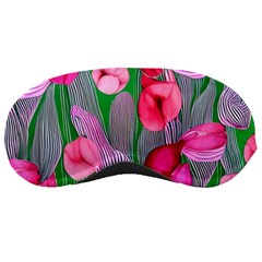 Mysterious And Enchanting Watercolor Flowers Sleeping Mask by GardenOfOphir