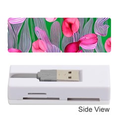 Mysterious And Enchanting Watercolor Flowers Memory Card Reader (stick) by GardenOfOphir