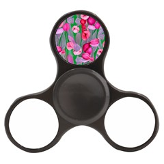 Mysterious And Enchanting Watercolor Flowers Finger Spinner by GardenOfOphir