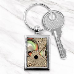 Fractal Background Pattern Texture Abstract Design Abstract Key Chain (rectangle) by Ravend