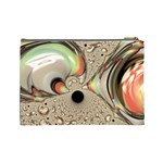 Fractal Background Pattern Texture Abstract Design Abstract Cosmetic Bag (Large) Back