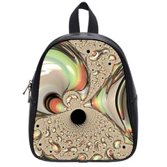 Fractal Background Pattern Texture Abstract Design Abstract School Bag (small) by Ravend