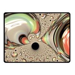 Fractal Background Pattern Texture Abstract Design Abstract One Side Fleece Blanket (small) by Ravend