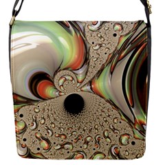 Fractal Background Pattern Texture Abstract Design Abstract Flap Closure Messenger Bag (s) by Ravend