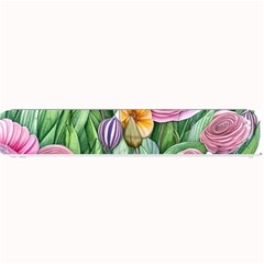 Delicate And Dazzling Watercolor Flowers Small Bar Mat by GardenOfOphir