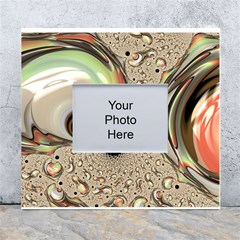 Fractal Background Pattern Texture Abstract Design Abstract White Wall Photo Frame 5  X 7  by Ravend