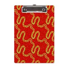 Background Ornamental Pattern Abstract Seamless A5 Acrylic Clipboard by Ravend