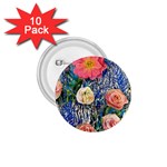 Captivating Watercolor Flowers 1.75  Buttons (10 pack) Front