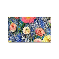 Captivating Watercolor Flowers Sticker Rectangular (10 Pack) by GardenOfOphir