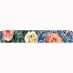 Captivating Watercolor Flowers Small Bar Mat by GardenOfOphir