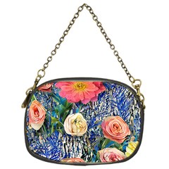 Captivating Watercolor Flowers Chain Purse (one Side) by GardenOfOphir