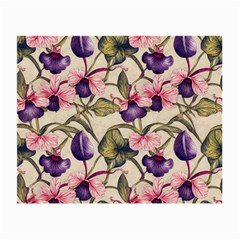 Flowers Pattern Decorative Wallpaper Scrapbooking Small Glasses Cloth (2 Sides) by Ravend