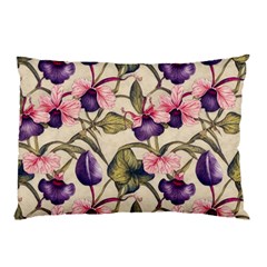 Flowers Pattern Decorative Wallpaper Scrapbooking Pillow Case (two Sides) by Ravend