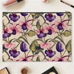 Flowers Pattern Decorative Wallpaper Scrapbooking Cosmetic Bag (XXXL) Back