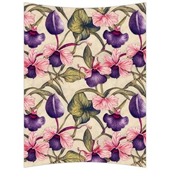 Flowers Pattern Decorative Wallpaper Scrapbooking Back Support Cushion by Ravend