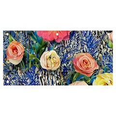 Captivating Watercolor Flowers Banner And Sign 6  X 3  by GardenOfOphir