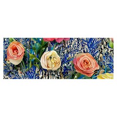 Captivating Watercolor Flowers Banner And Sign 8  X 3  by GardenOfOphir