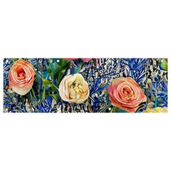 Captivating Watercolor Flowers Banner And Sign 9  X 3  by GardenOfOphir