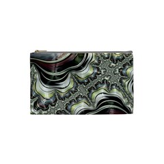 Fractal Background Pattern Texture Abstract Design Art Cosmetic Bag (small) by Ravend