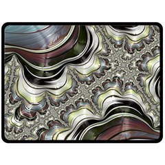 Fractal Background Pattern Texture Abstract Design Art Fleece Blanket (large) by Ravend