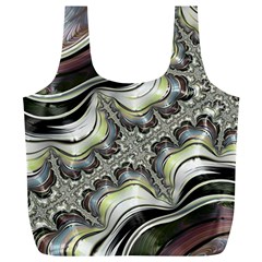 Fractal Background Pattern Texture Abstract Design Art Full Print Recycle Bag (xl) by Ravend