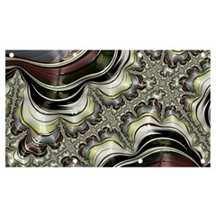 Fractal Background Pattern Texture Abstract Design Art Banner And Sign 7  X 4  by Ravend