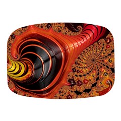 Fractal Background Pattern Texture Abstract Design Mini Square Pill Box by Ravend