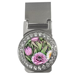 Sumptuous Watercolor Flowers Money Clips (cz)  by GardenOfOphir