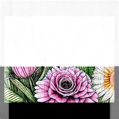 Sumptuous Watercolor Flowers Rectangular Jigsaw Puzzl by GardenOfOphir