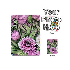 Sumptuous Watercolor Flowers Playing Cards 54 Designs (mini) by GardenOfOphir