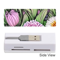 Sumptuous Watercolor Flowers Memory Card Reader (stick) by GardenOfOphir