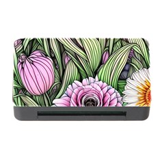 Sumptuous Watercolor Flowers Memory Card Reader With Cf by GardenOfOphir