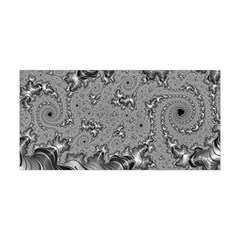 Fractal Background Pattern Texture Abstract Design Silver Yoga Headband by Ravend