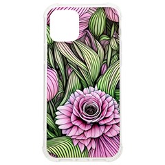 Sumptuous Watercolor Flowers Iphone 12/12 Pro Tpu Uv Print Case by GardenOfOphir