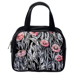 Luxurious Watercolor Flowers Classic Handbag (one Side) by GardenOfOphir