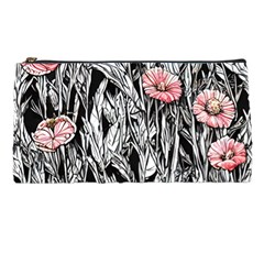 Luxurious Watercolor Flowers Pencil Case