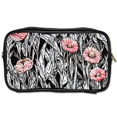 Luxurious Watercolor Flowers Toiletries Bag (two Sides) by GardenOfOphir