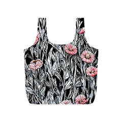 Luxurious Watercolor Flowers Full Print Recycle Bag (s) by GardenOfOphir