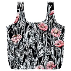 Luxurious Watercolor Flowers Full Print Recycle Bag (xxl) by GardenOfOphir