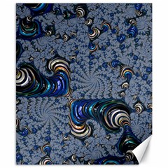 Fractal Background Pattern Texture Abstract Design Pattern Canvas 8  X 10  by Ravend