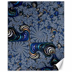 Fractal Background Pattern Texture Abstract Design Pattern Canvas 11  X 14  by Ravend