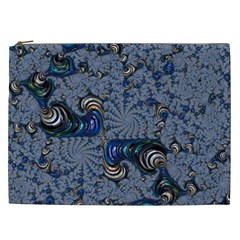 Fractal Background Pattern Texture Abstract Design Pattern Cosmetic Bag (xxl) by Ravend