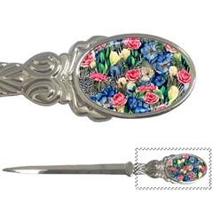 Exquisite Watercolor Flowers Letter Opener